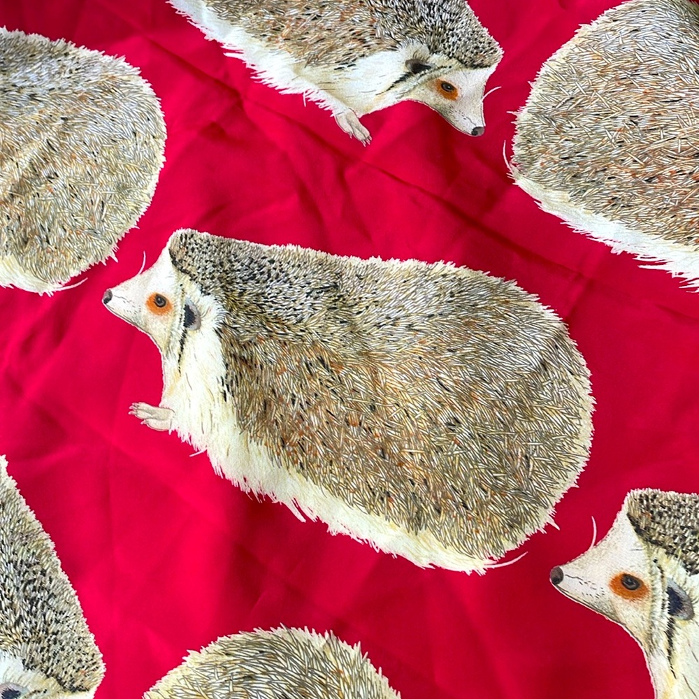 Frontline Zurich silk hedgehog parade scarf